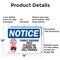 Signmission Family Viewing Only Please No, 14 in W x Rectangle, Aluminum OS-2PACK-NS-A-1014-L-12480 - alternate 3